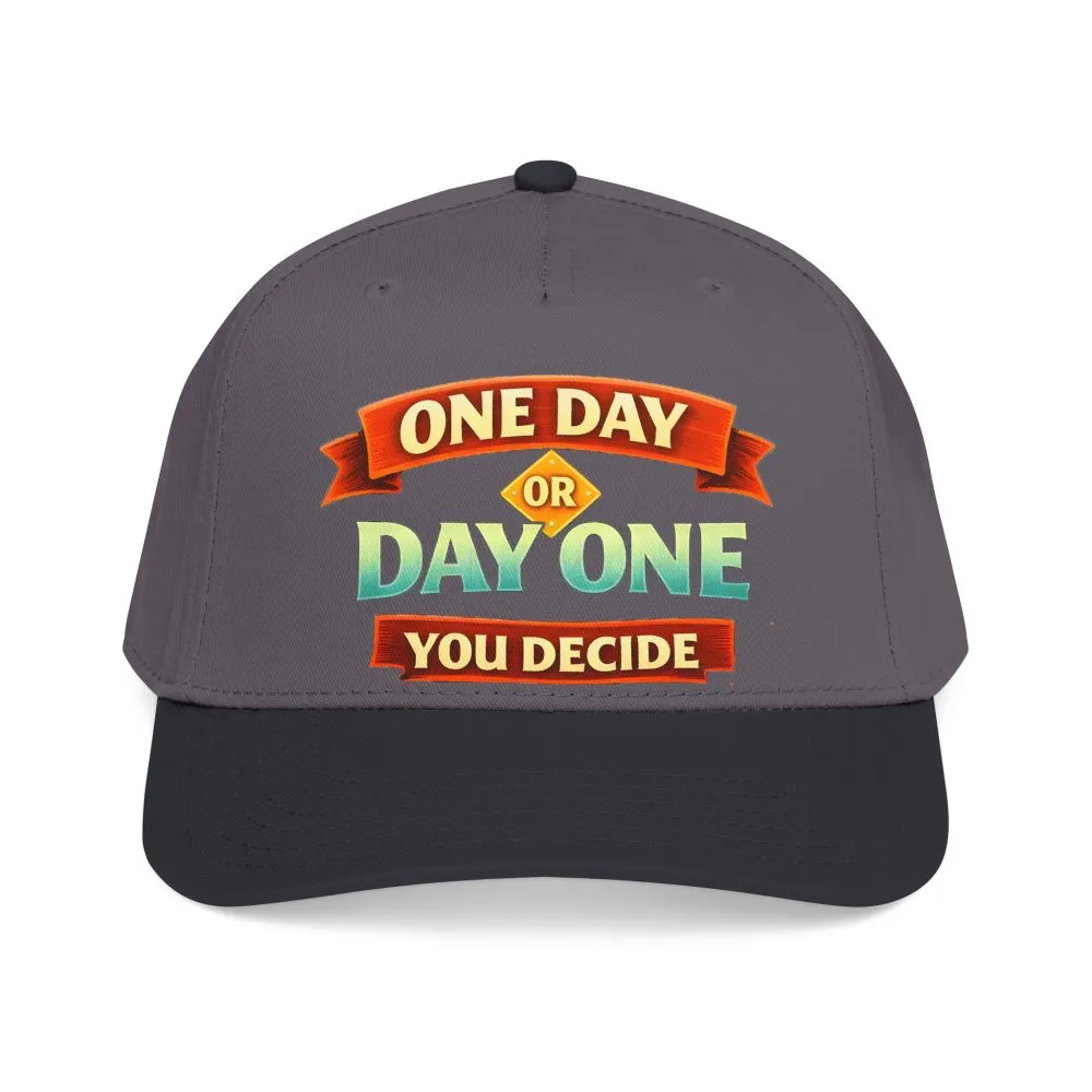 Baseball Cap - "One Day Or Day One" Design Scenic-Line