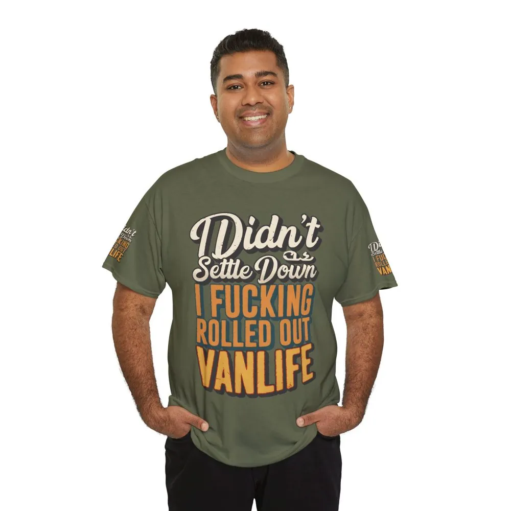 10410101091848197666_2048.jpeg Unisex Heavy Cotton Tee — "Dind´t Settle Down" Design F**K-Line