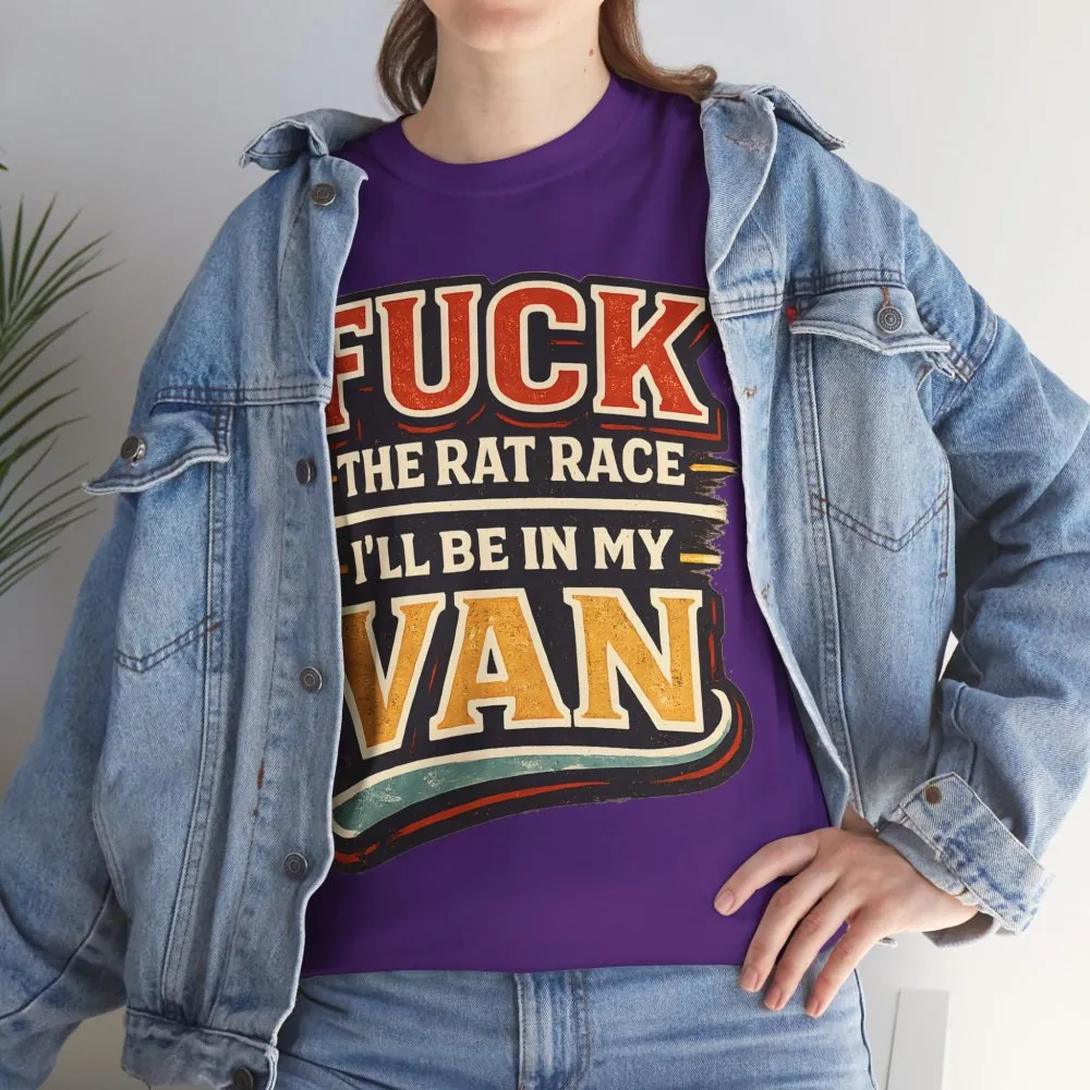 10458614252492751731_2048.jpeg Unisex Heavy Cotton Tee — "Fuck The Rat Race" Design F**K-Line