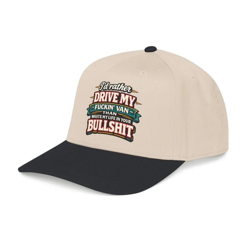 Baseball Cap - "I´d Rather Drive My Fucking Van" Design F**K-Line