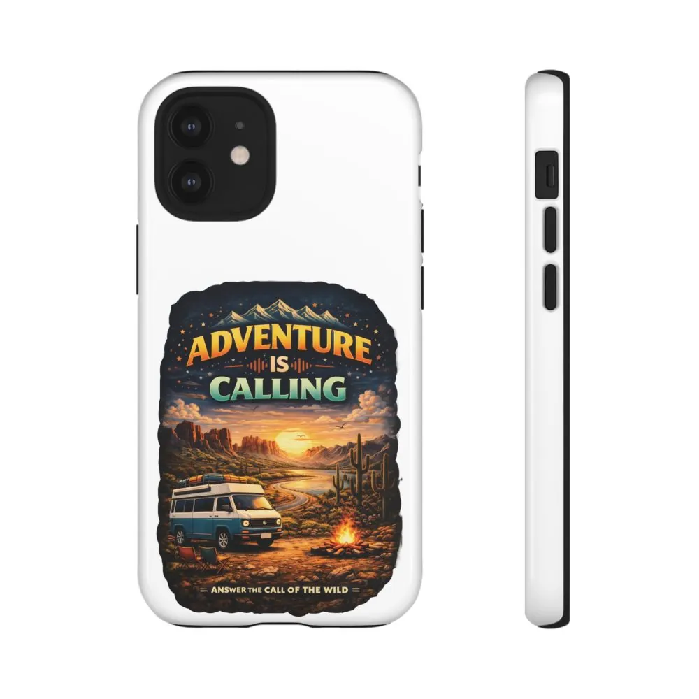 Phone Case — "Adventure Is Calling" (Design Scenic-Line)