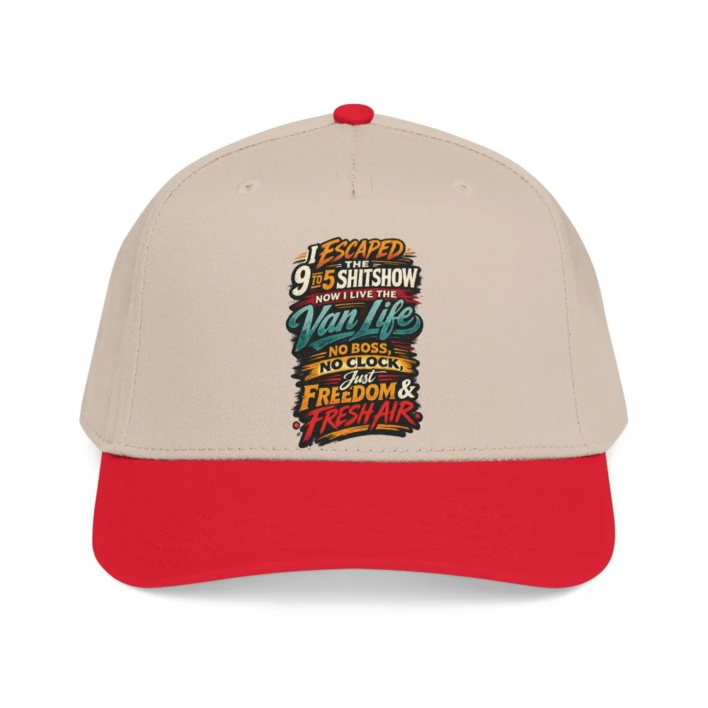 Baseball Cap - "I Escaped The 9 To 5" Design F**K-Line