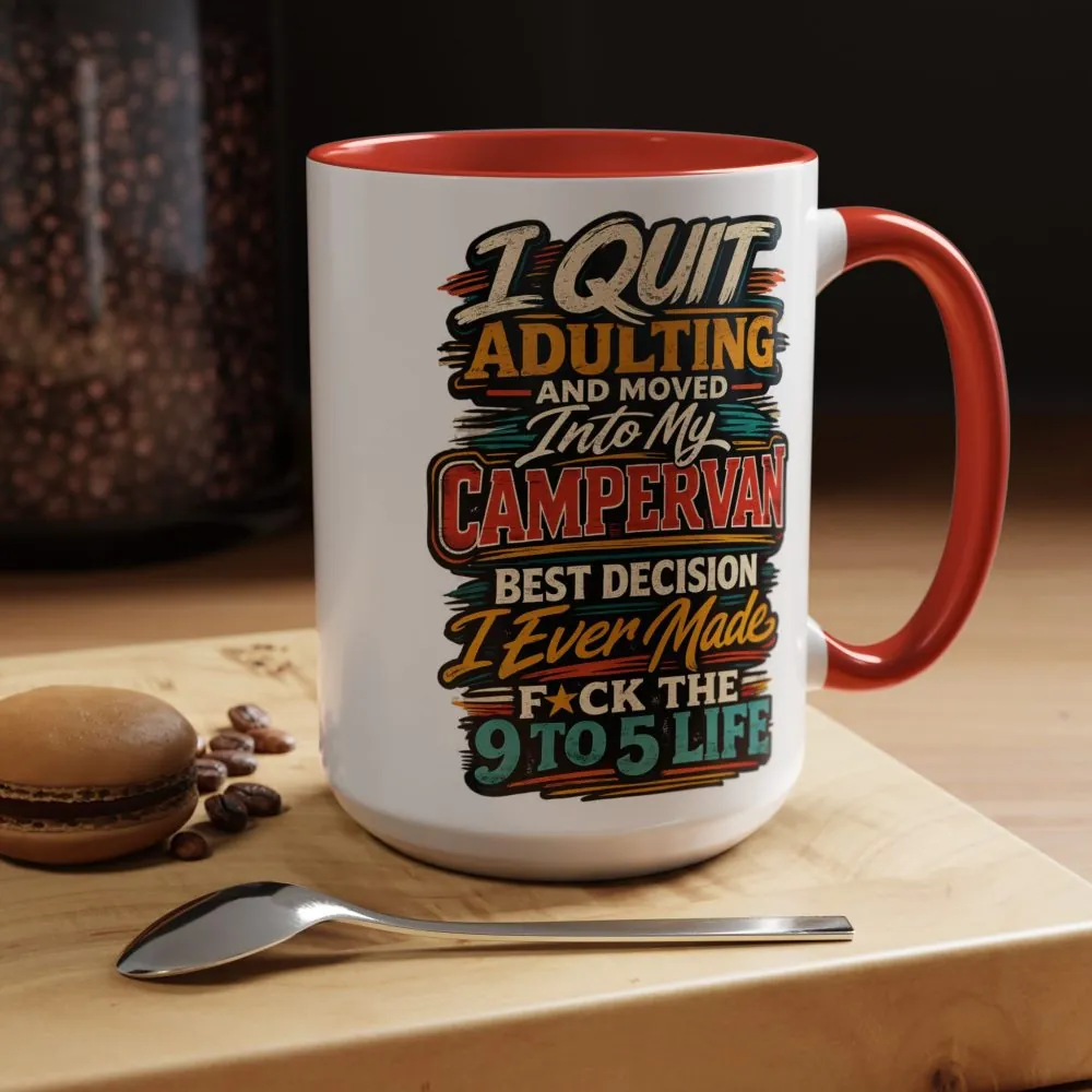 10560932882487742044_2048.jpeg Accent Coffee Mug (11, 15oz) — "I Quit Adulting" Design F**K-Line