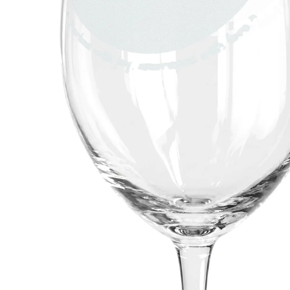 Engraved 8oz Champagne Flute — "Happ Camper - Christmas Wishes"