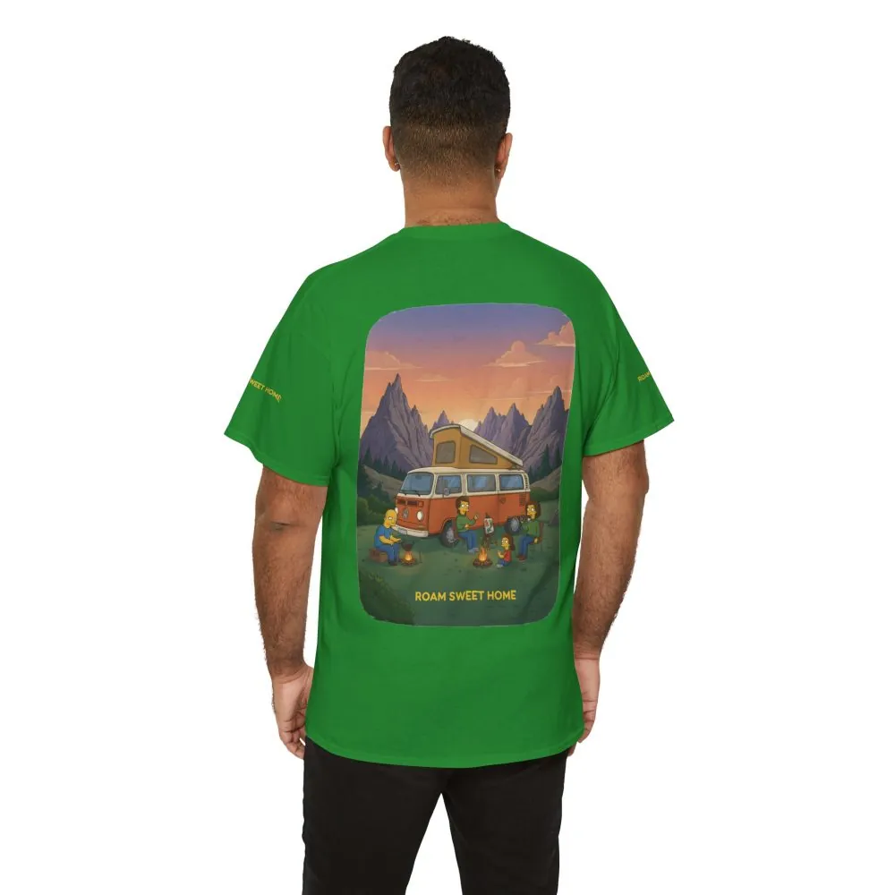 10618590103610474288_2048.jpeg Unisex Heavy Cotton Tee — "Roam Sweet Home" Design Sitcom-Line