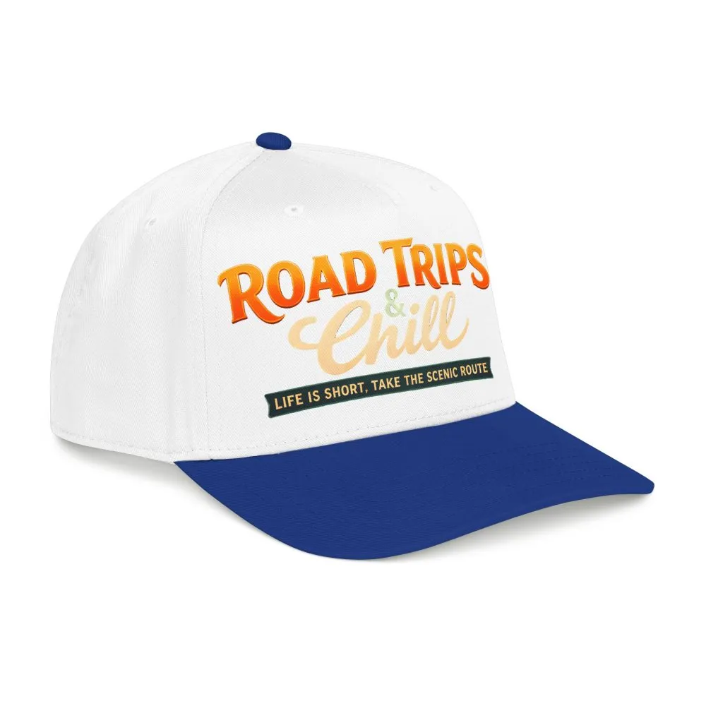 Baseball Cap - "Road Trips And Chill" Design Scenic-Line