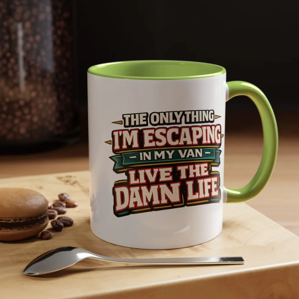 10630805429340212167_2048.jpeg Accent Coffee Mug (11, 15oz) — "The Only Thing I´m Escaping" Design F**K-Line