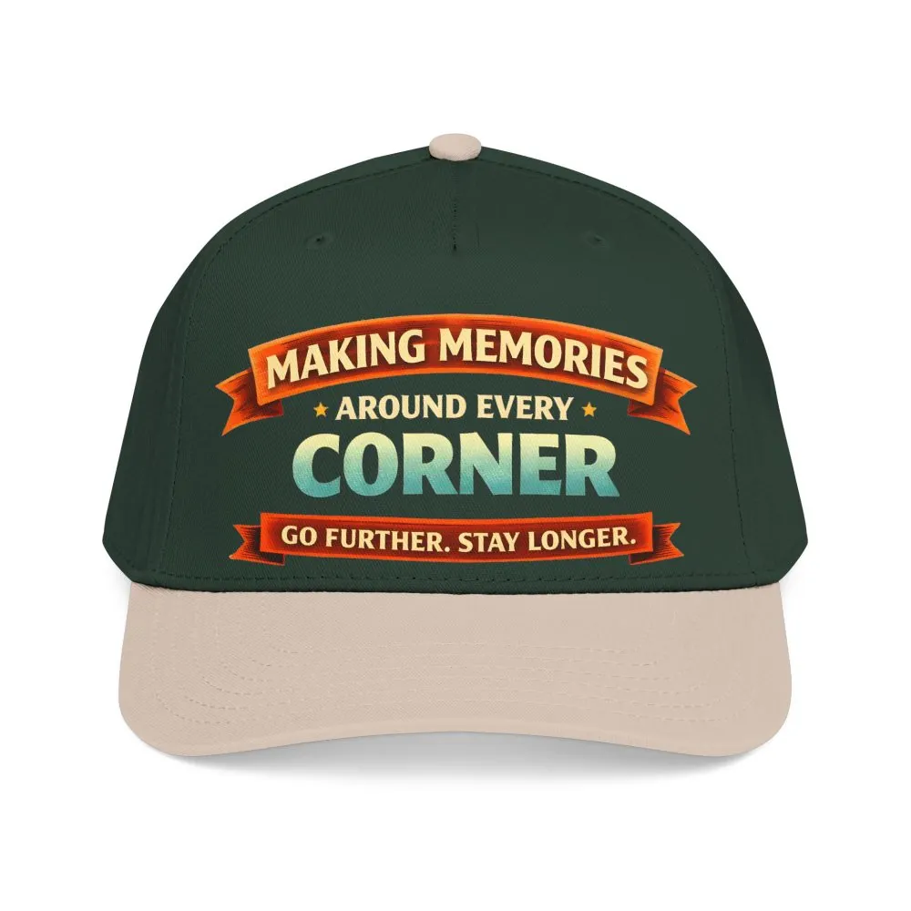 Baseball Cap - "Making Memories Around Every Corner" Design Scenic-Line