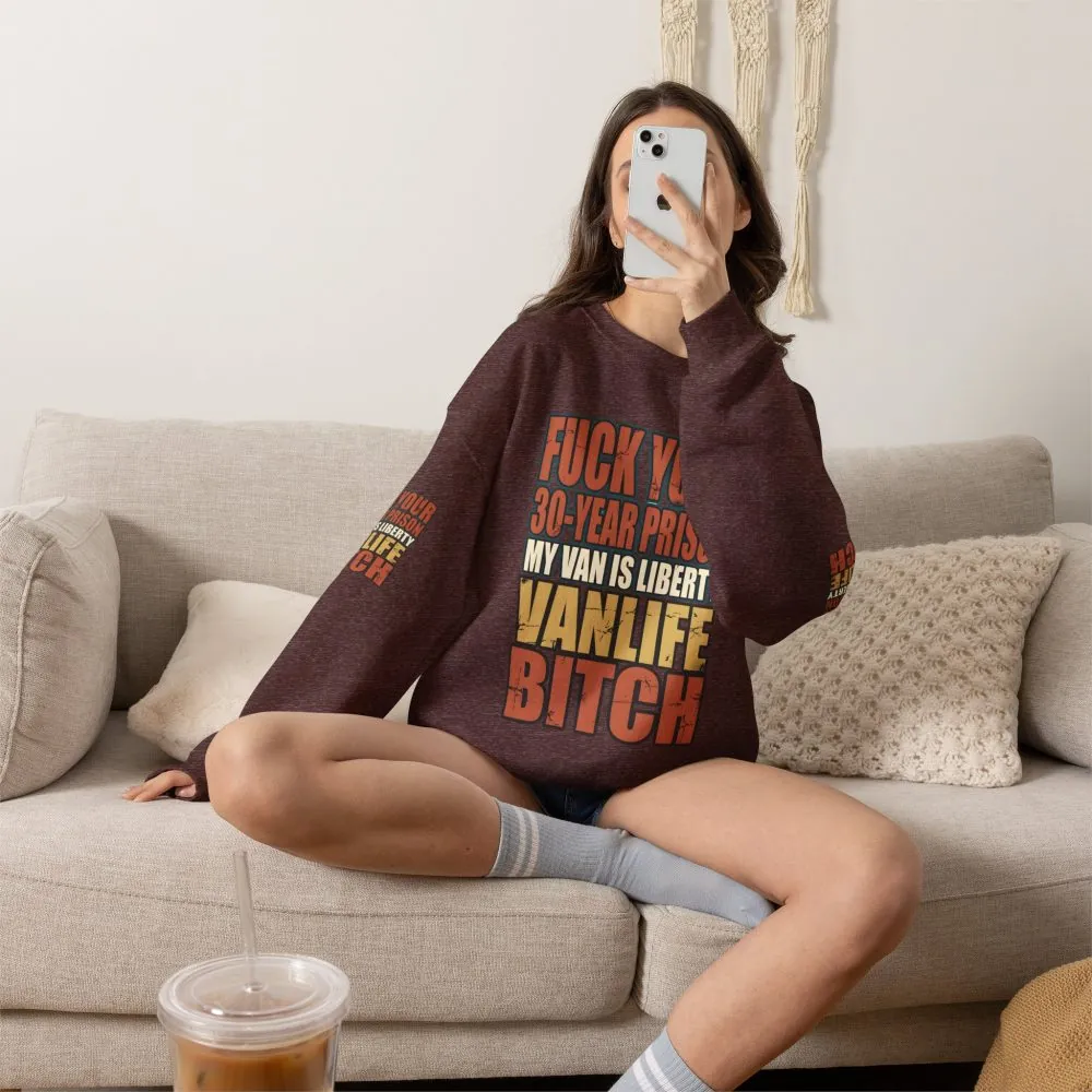 Unisex Heavy Blend™ Crewneck Sweatshirt — "Fuck Your 30 Year" Design F**K-Line
