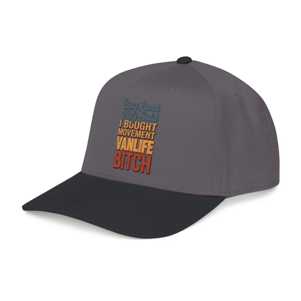 Baseball Cap - "Buy Land They Said" Design F**K-Line