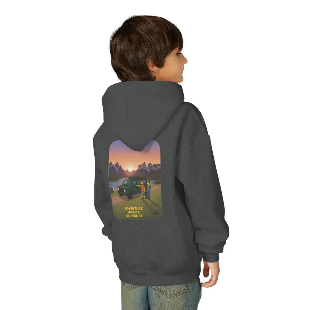 1072323194746112587_2048.jpeg Youth Hoodie(Gildan) – "Adventure Awaits-Go Find It" (Design Sitcom-Line)