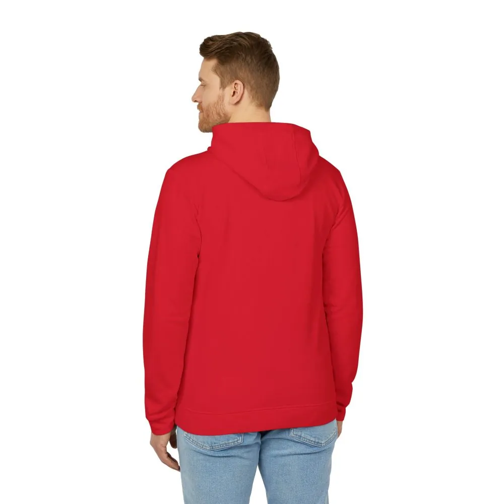 Hoodie(Adidas) — 'Adventure Awaits-Go Where You Feel Most Alive' Outdoor Travel Pullover (Only Front Printed)
