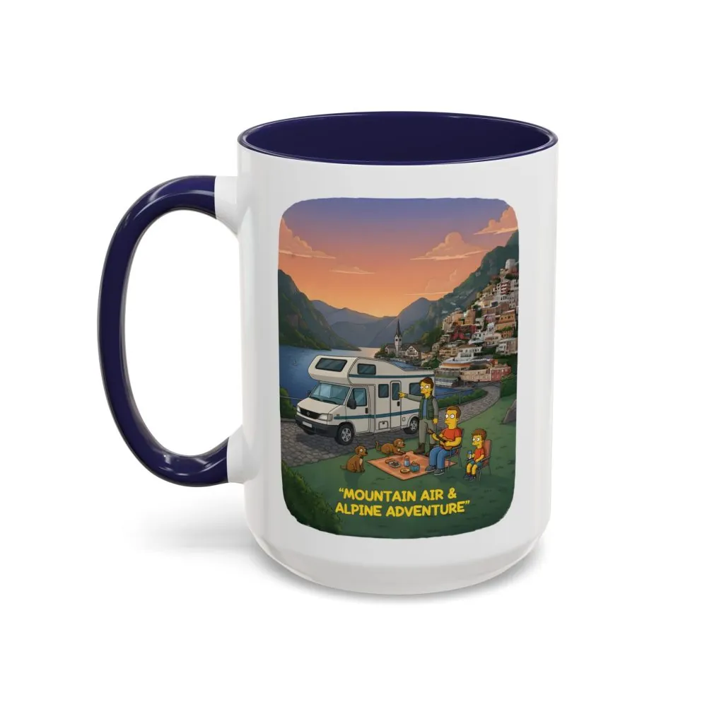 10747160439580120731_2048.jpeg Accent Coffee Mug (11, 15oz) — "Mountain Air-Alpine Adventure" Design Sitcom-Line