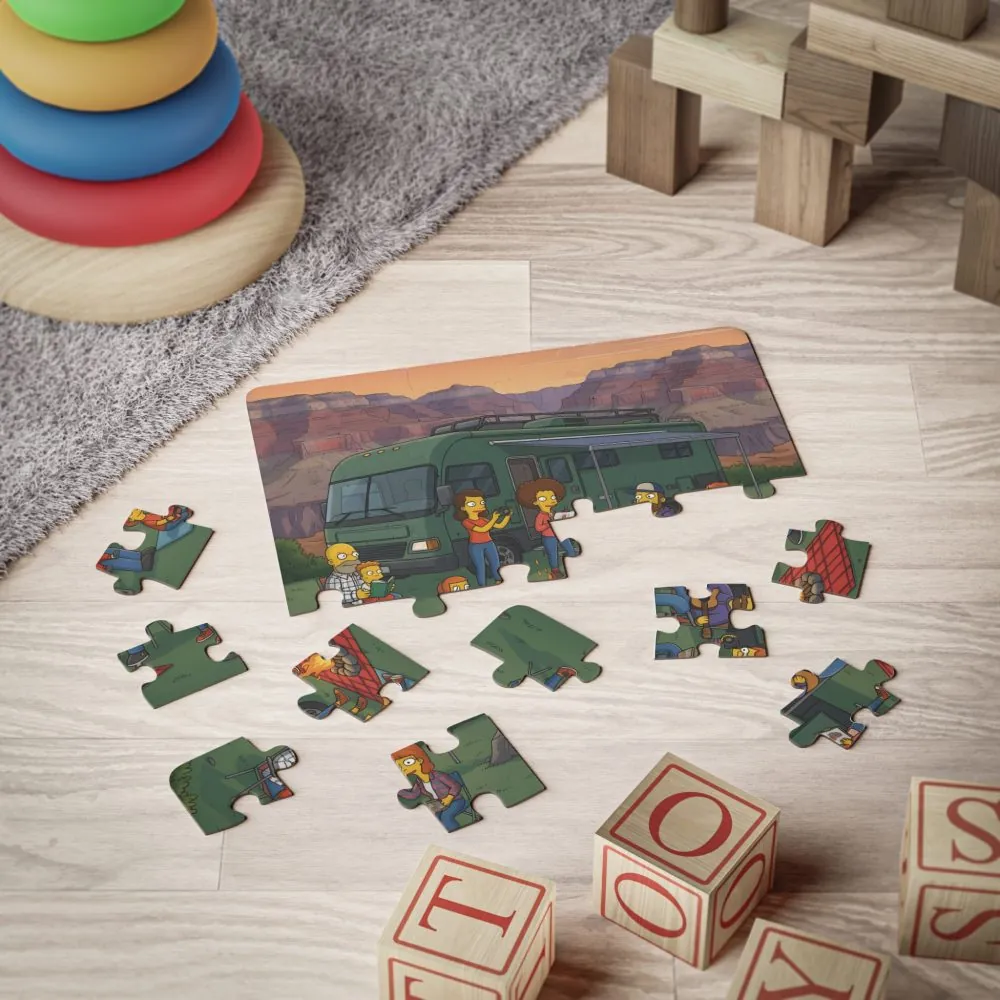 10755804799087778482_2048.jpeg Kids' 30‑Piece Camping Puzzle — Scenic Campfire Jigsaw