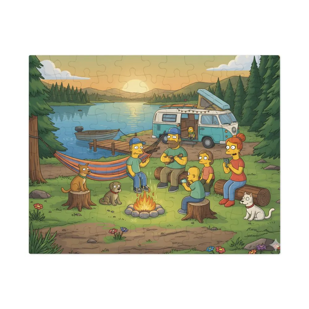 Jigsaw Puzzle with Tin — Scenic Campervan Jigsaw