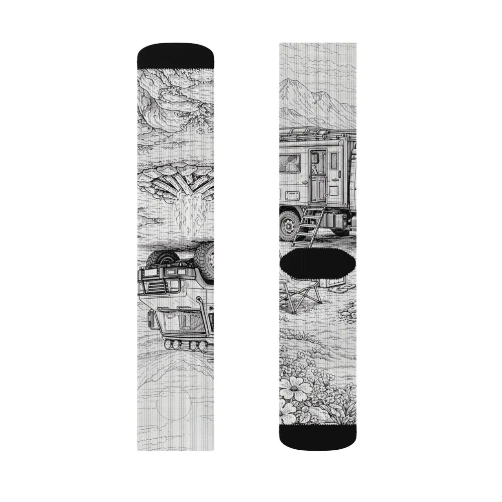 10831634406196919162_2048.jpeg Sublimation Socks — Retro Camper Roadtrip Crew Socks