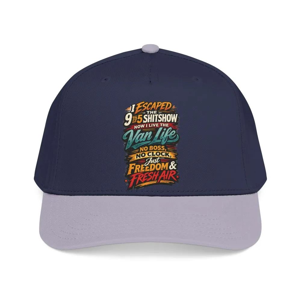 Baseball Cap - "I Escaped The 9 To 5" Design F**K-Line