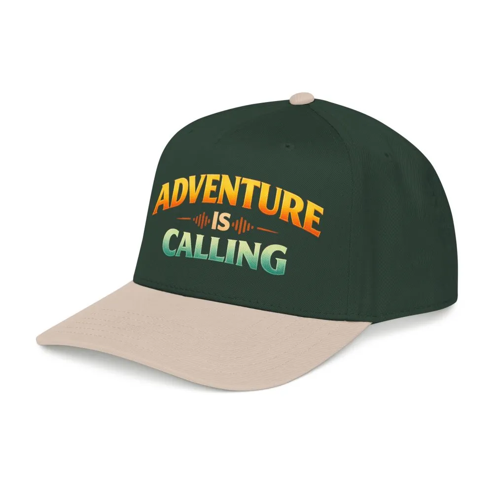 Baseball Cap - "Adventure Is Calling" Design Scenic-Line