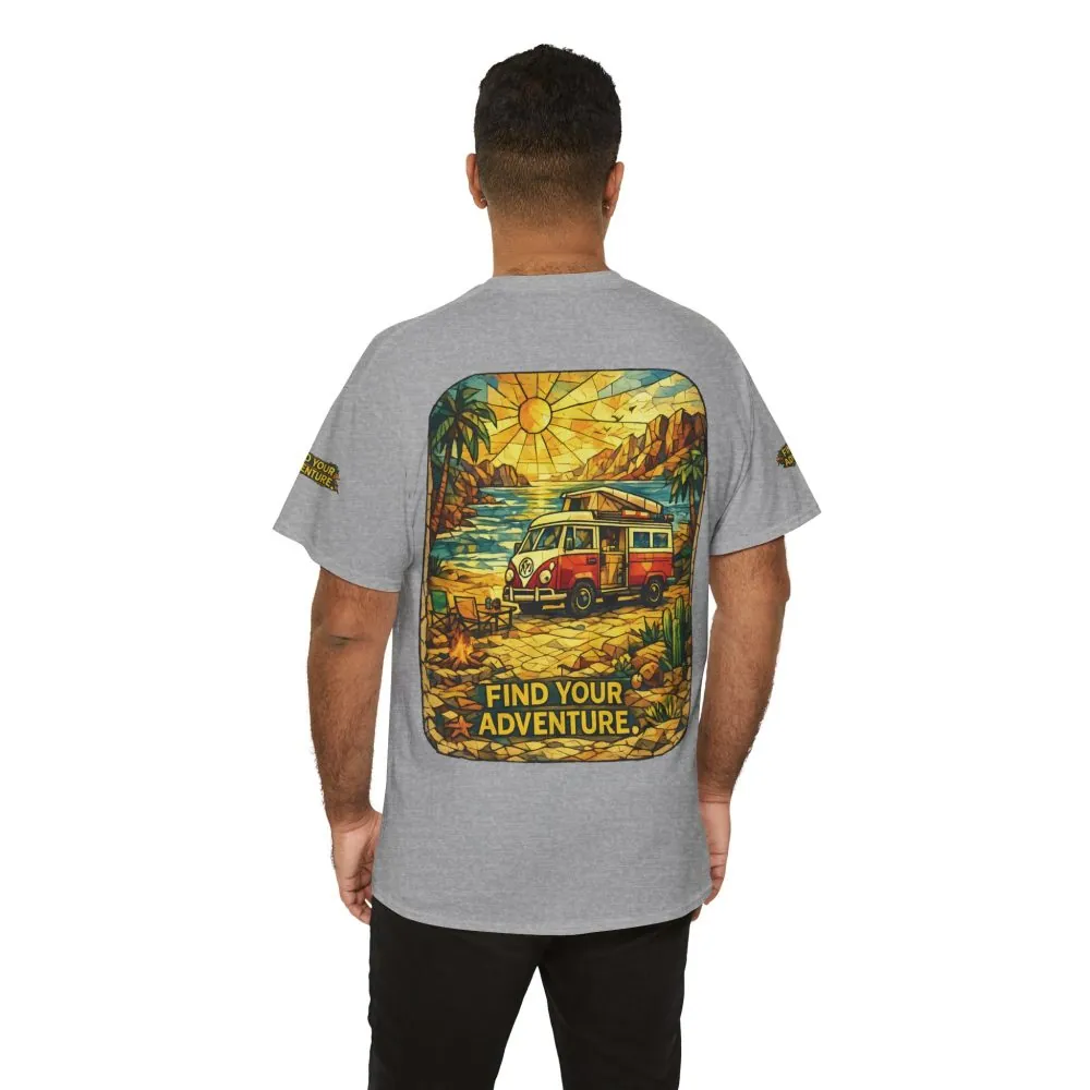 10893949415155073737_2048.jpeg Unisex Heavy Cotton Tee — "Find Your Adventure" Design Cubic-Line