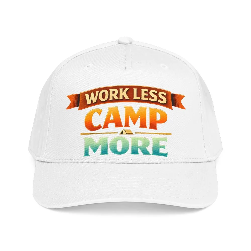 10906225873929928480_2048.jpeg Baseball Cap - "Work Less-Camp More" Design Scenic-Line