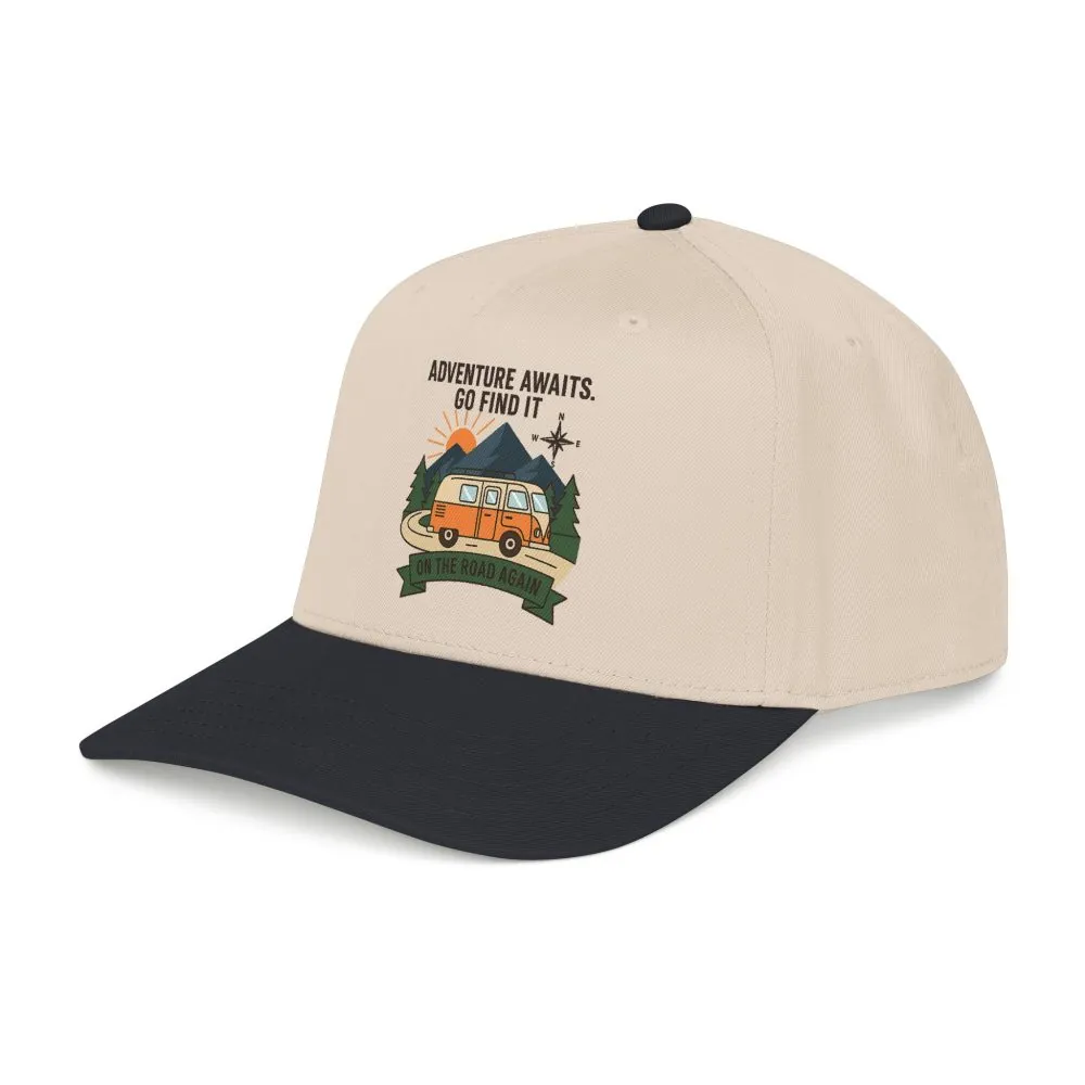 Baseball Cap - "Adventure Awaits" Outdoor Travel Hat