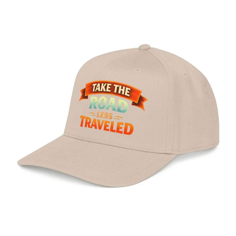 Baseball Cap - "Take The Road Less Traveled" Design Scenic-Line