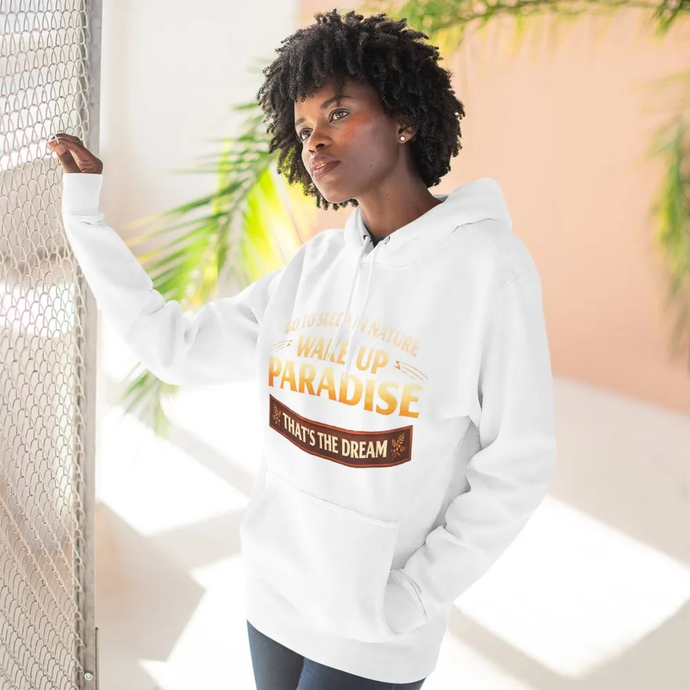 10948894507672922826_2048.jpeg Three-Panel Fleece Hoodie - "Go To Sleep In Nature " Design Scenic-Line