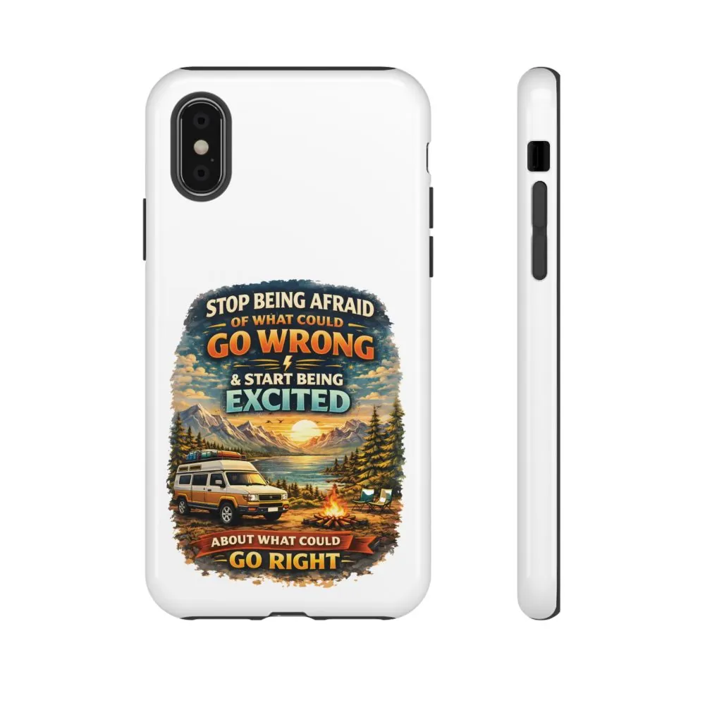 10955553642392194041_2048.jpeg Phone Case — "Stop Being Afraid" (Design Scenic-Line)