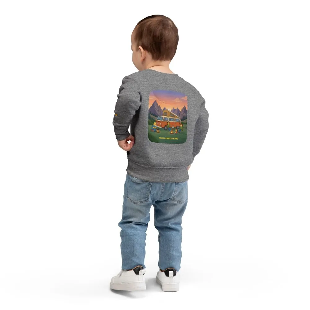 11058988120874026392_2048.jpeg Toddler Sweatshirt - "Roam Sweet Home" (Design Sitcom-Line)