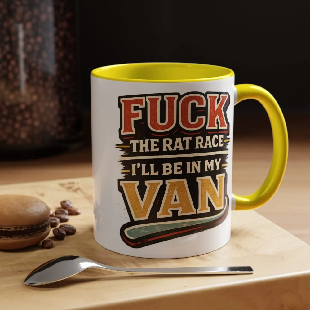 11062335841925612294_2048.jpeg Accent Coffee Mug (11, 15oz) — "Fuck The Rat Race" Design F**K-Line