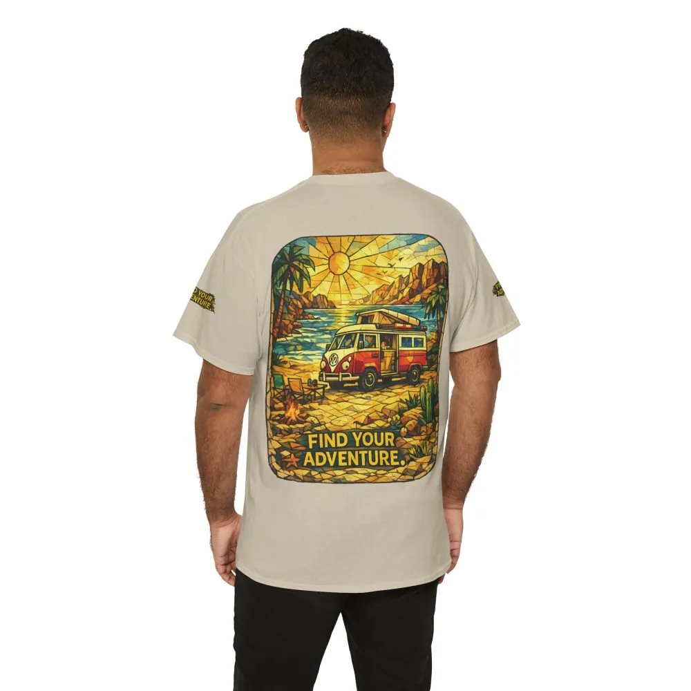 11071574736746298660_2048.jpeg Unisex Heavy Cotton Tee — "Find Your Adventure" Design Cubic-Line
