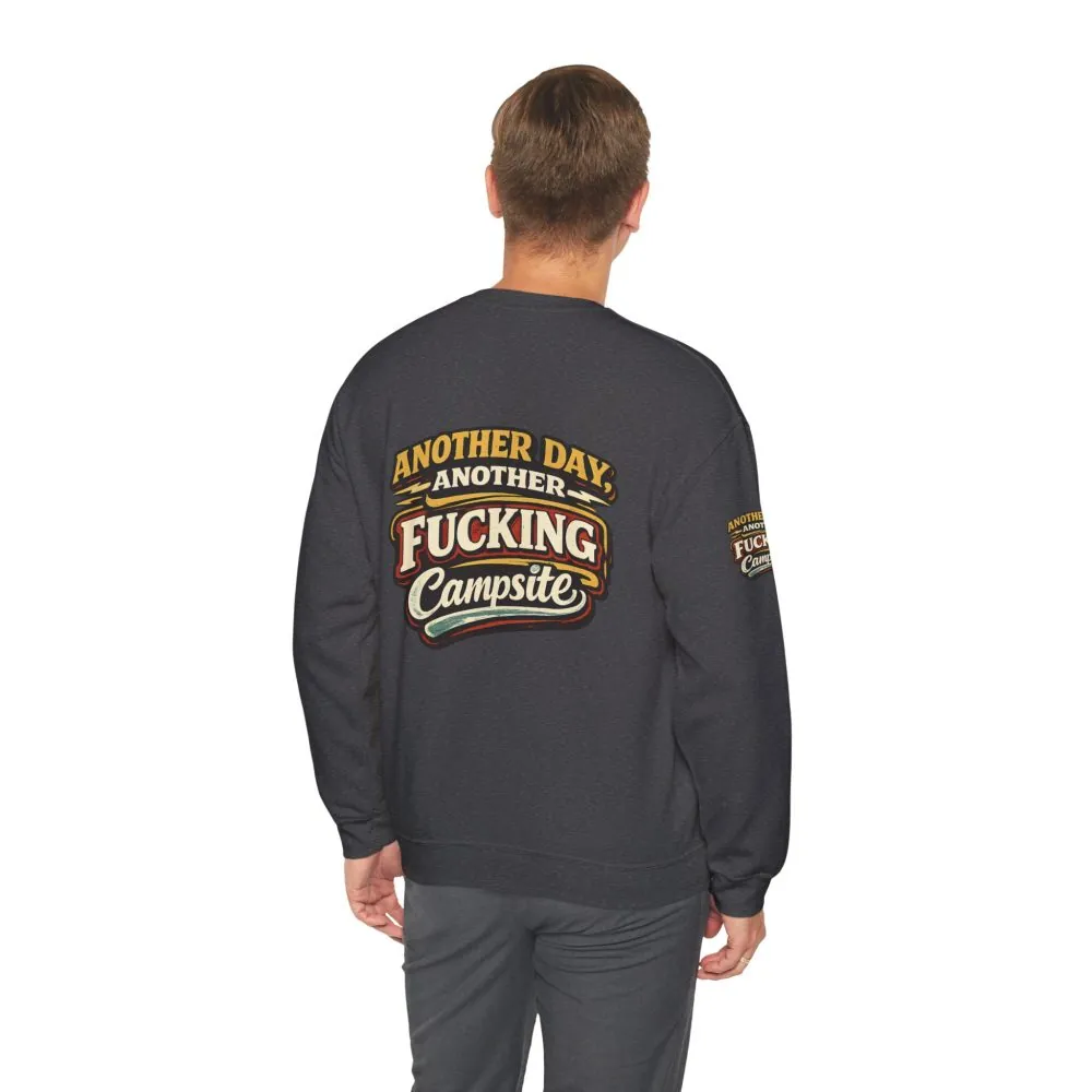 Unisex Heavy Blend™ Crewneck Sweatshirt — "Another Day" Design F**K-Line