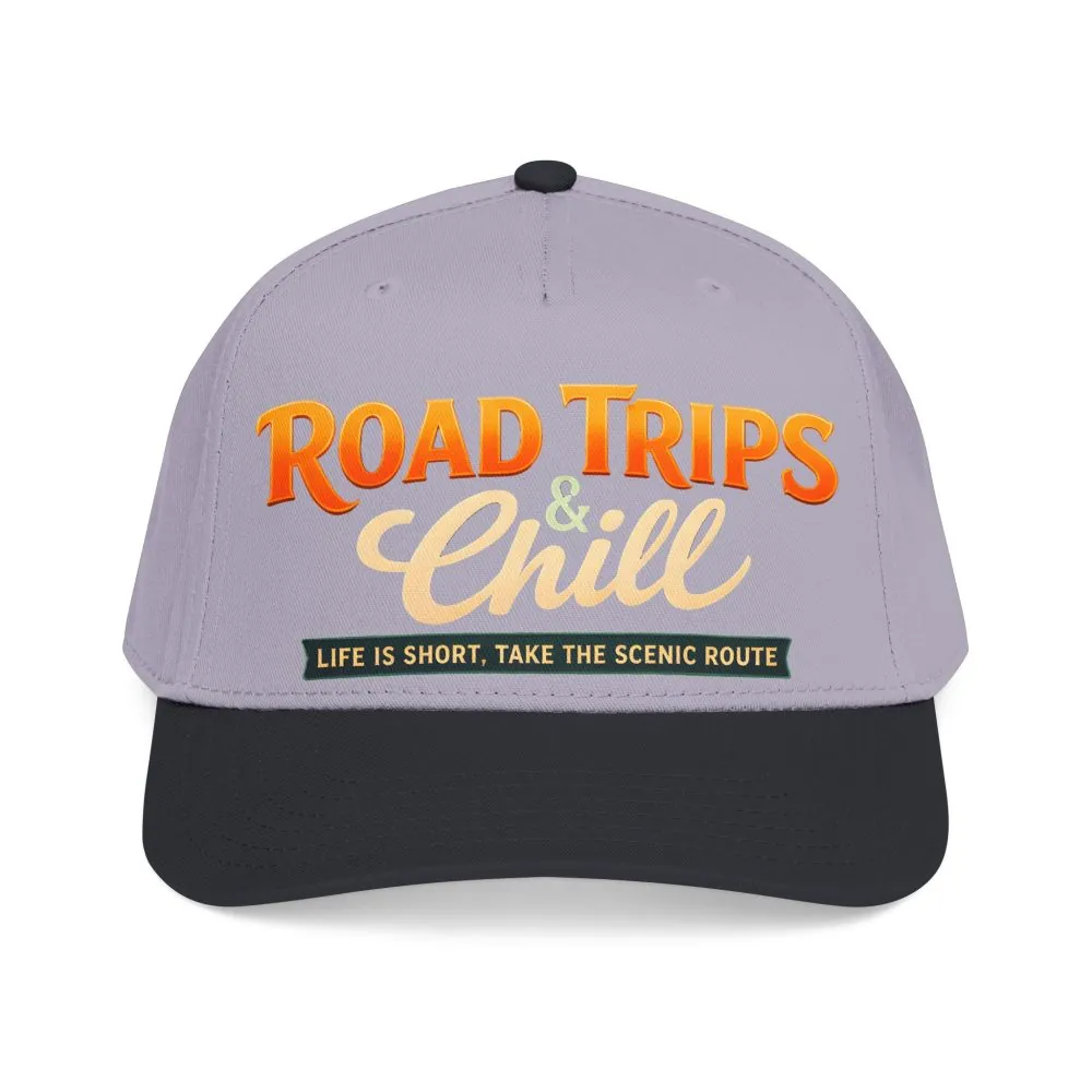 Baseball Cap - "Road Trips And Chill" Design Scenic-Line
