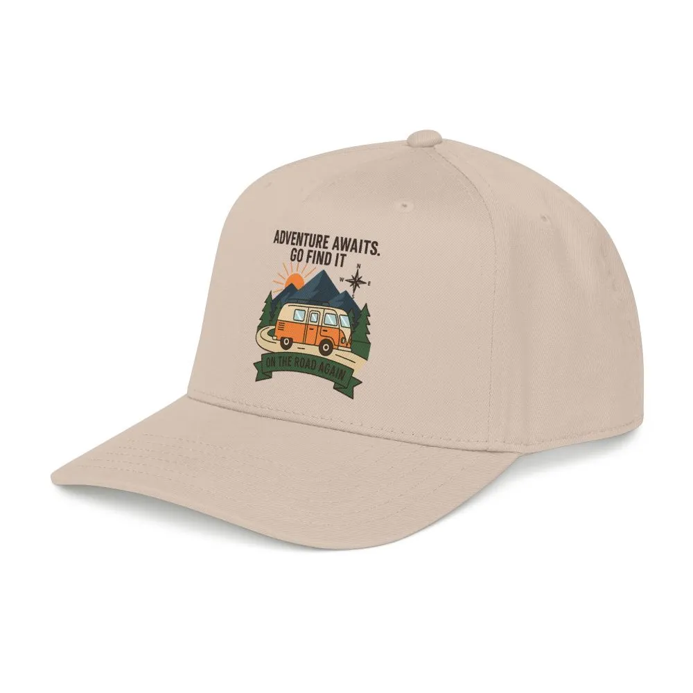 Baseball Cap - "Adventure Awaits" Outdoor Travel Hat