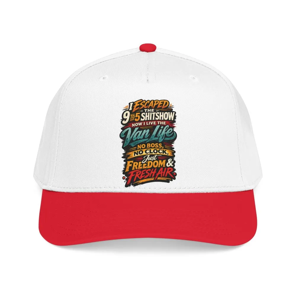 Baseball Cap - "I Escaped The 9 To 5" Design F**K-Line