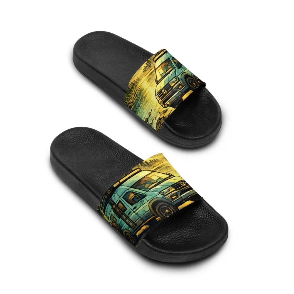 11144807419922862677_2048.jpeg Women's Slide Sandals - VW Camper Slides (Cubic-Line)