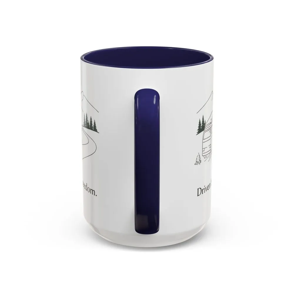 11162966808165236633_2048.jpeg Accent Coffee Mug (11, 15oz) — "Driven By Freedom" Design Minimal-Line