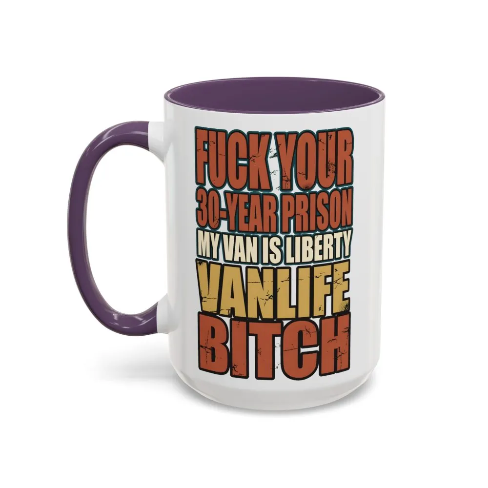 1117832316476718015_2048.jpeg Accent Coffee Mug (11, 15oz) — "Fuck Your 30 Year" Design F**K-Line