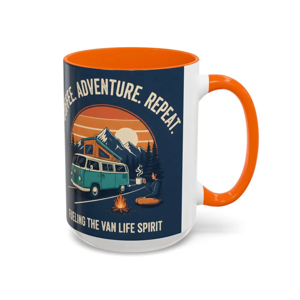 11189210063336604329_2048.jpeg Accent Coffee Mug (11, 15oz) - "Coffee. Adventure. Repeat."
