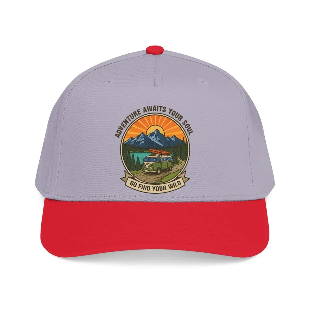 Baseball Cap — "Go Find Your Wild" Outdoor Patch