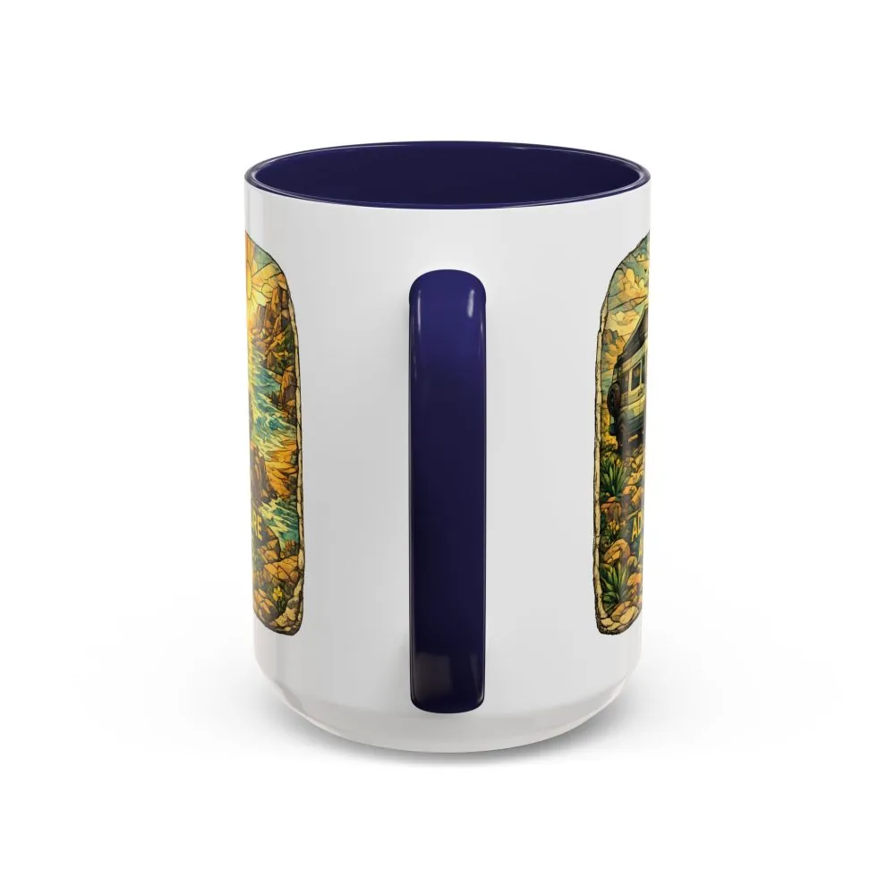 11236282812955524951_2048.jpeg Accent Coffee Mug (11, 15oz) — "Adventure Awaits" Design Cubic-Line