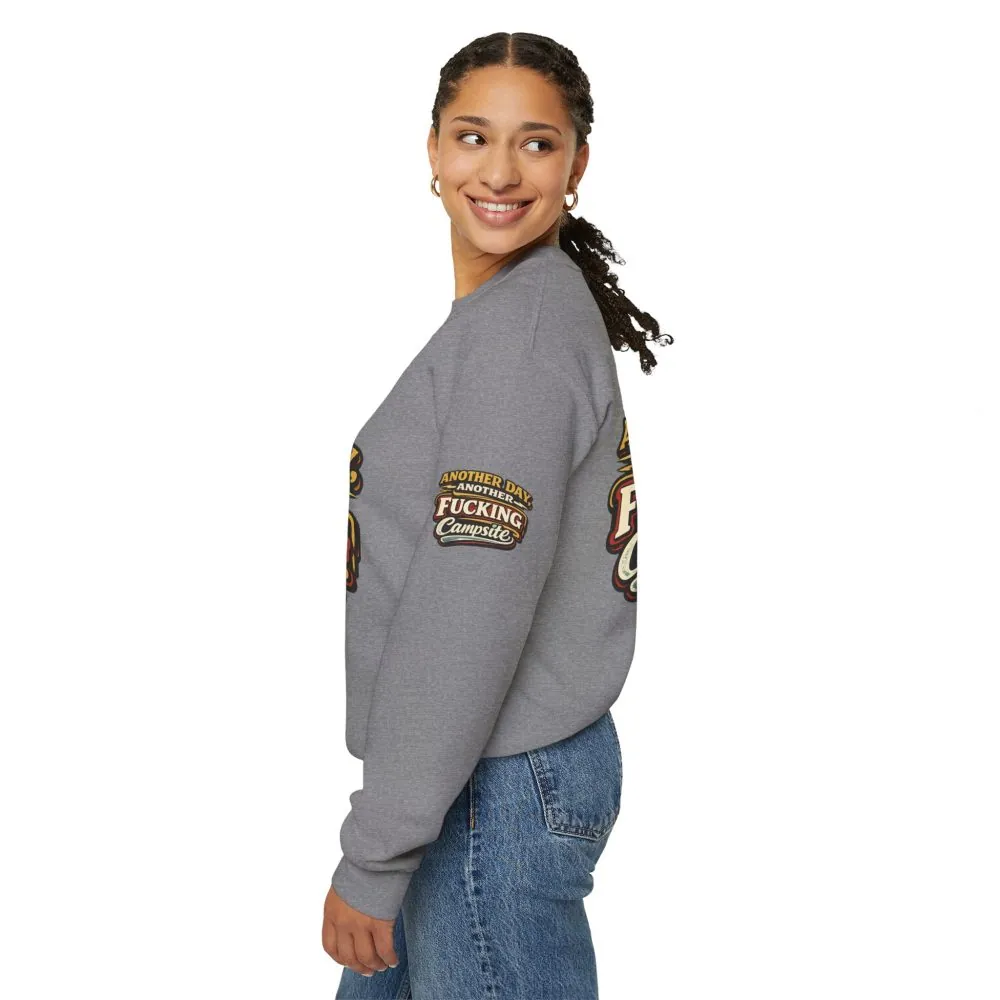 Unisex Heavy Blend™ Crewneck Sweatshirt — "Another Day" Design F**K-Line