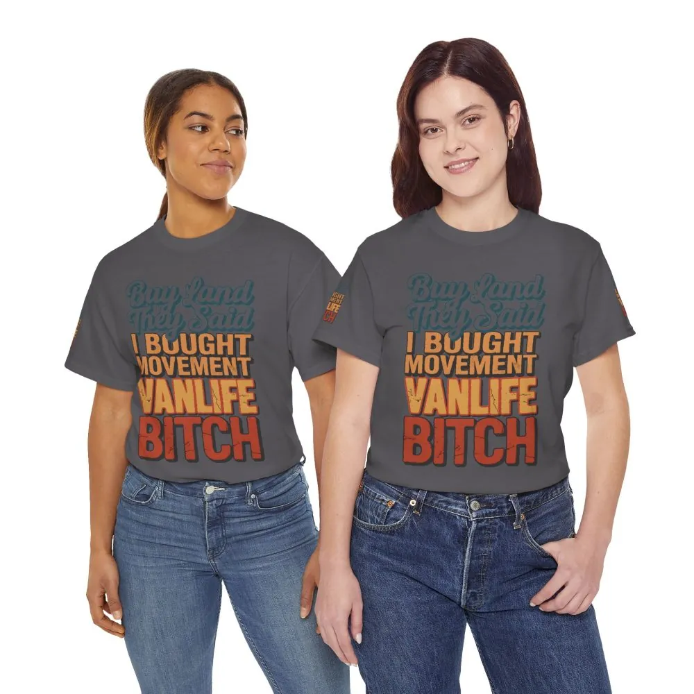 11254094563983569478_2048.jpeg Unisex Heavy Cotton Tee — "Buy Land They Said" Design F**K-Line