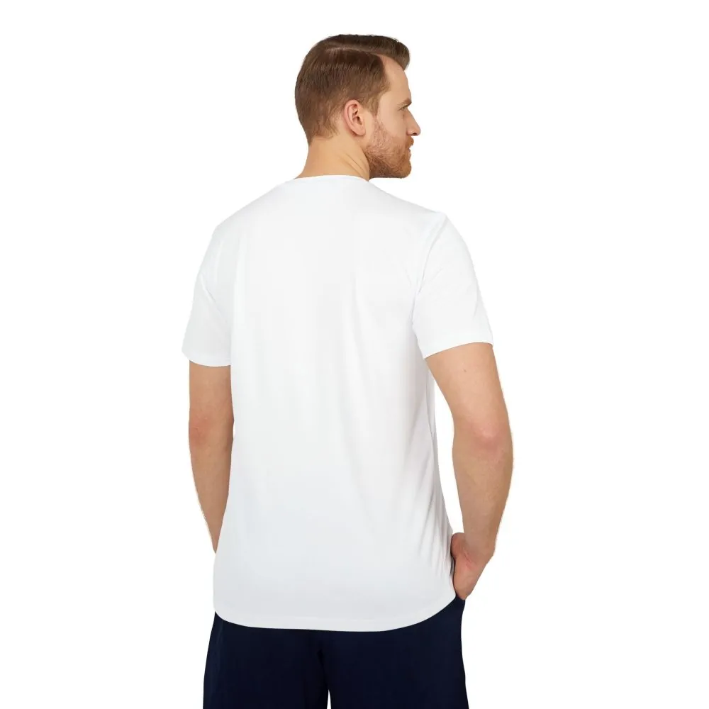 T-Shirt(Adidas) - 'Adventure Awaits-Go Where You Feel Most Alive' (Only Front printed)