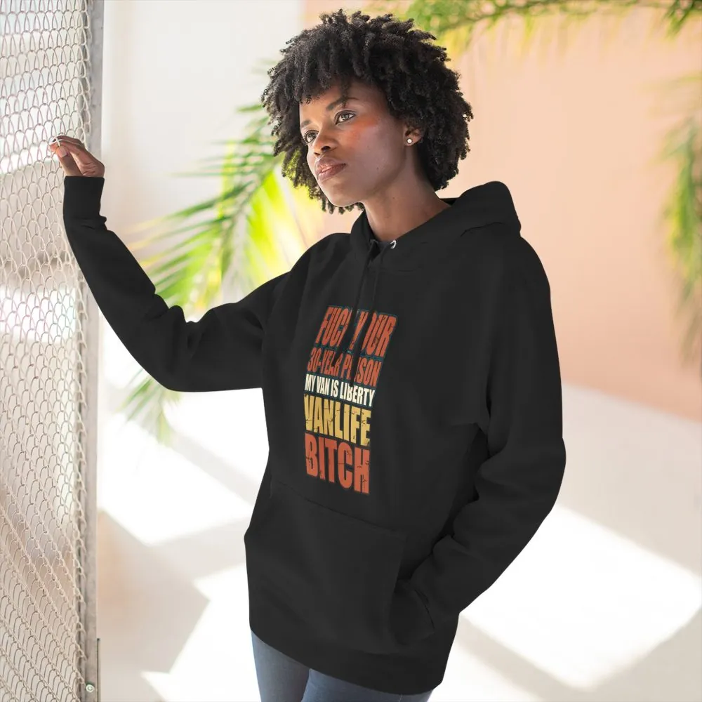 11288422689705579168_2048.jpeg Three-Panel Fleece Hoodie - "Fuck Your 30 Year" Design F**K-Line