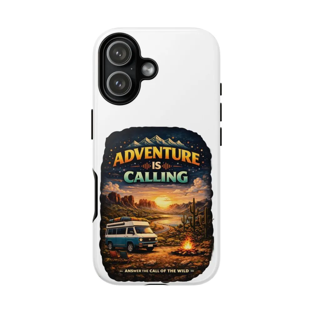 Phone Case — "Adventure Is Calling" (Design Scenic-Line)