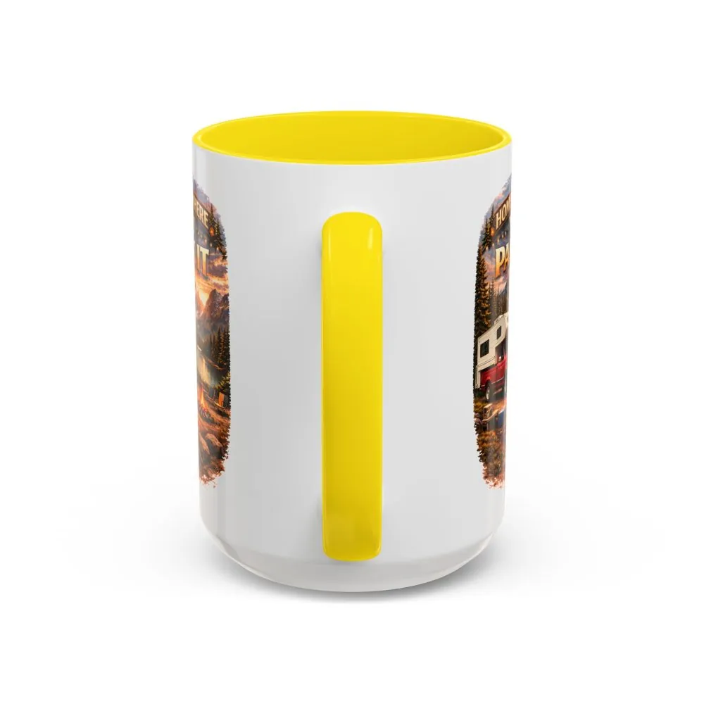11317093947837619816_2048.jpeg Accent Coffee Mug (11, 15oz) — "Home Is Where You Park It" Design Scenic-Line