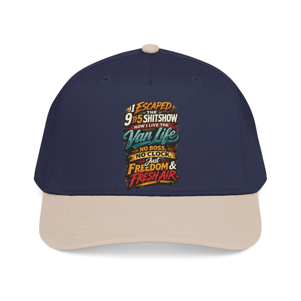 Baseball Cap - "I Escaped The 9 To 5" Design F**K-Line