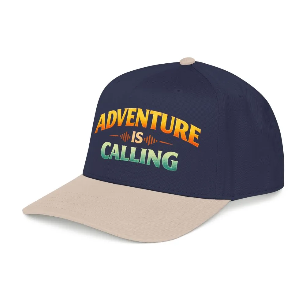 Baseball Cap - "Adventure Is Calling" Design Scenic-Line