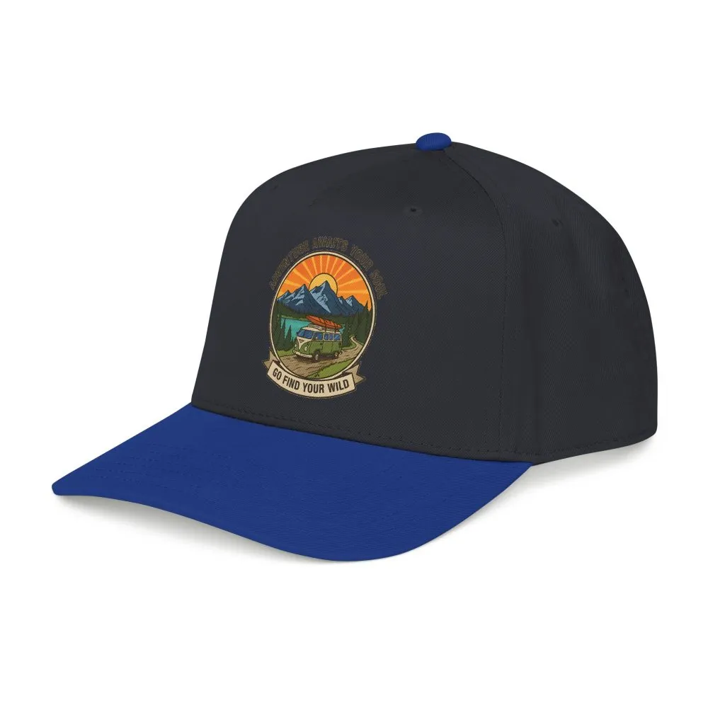 Baseball Cap — "Go Find Your Wild" Outdoor Patch
